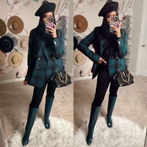 Faux Leather Knee high boots, US 7.5